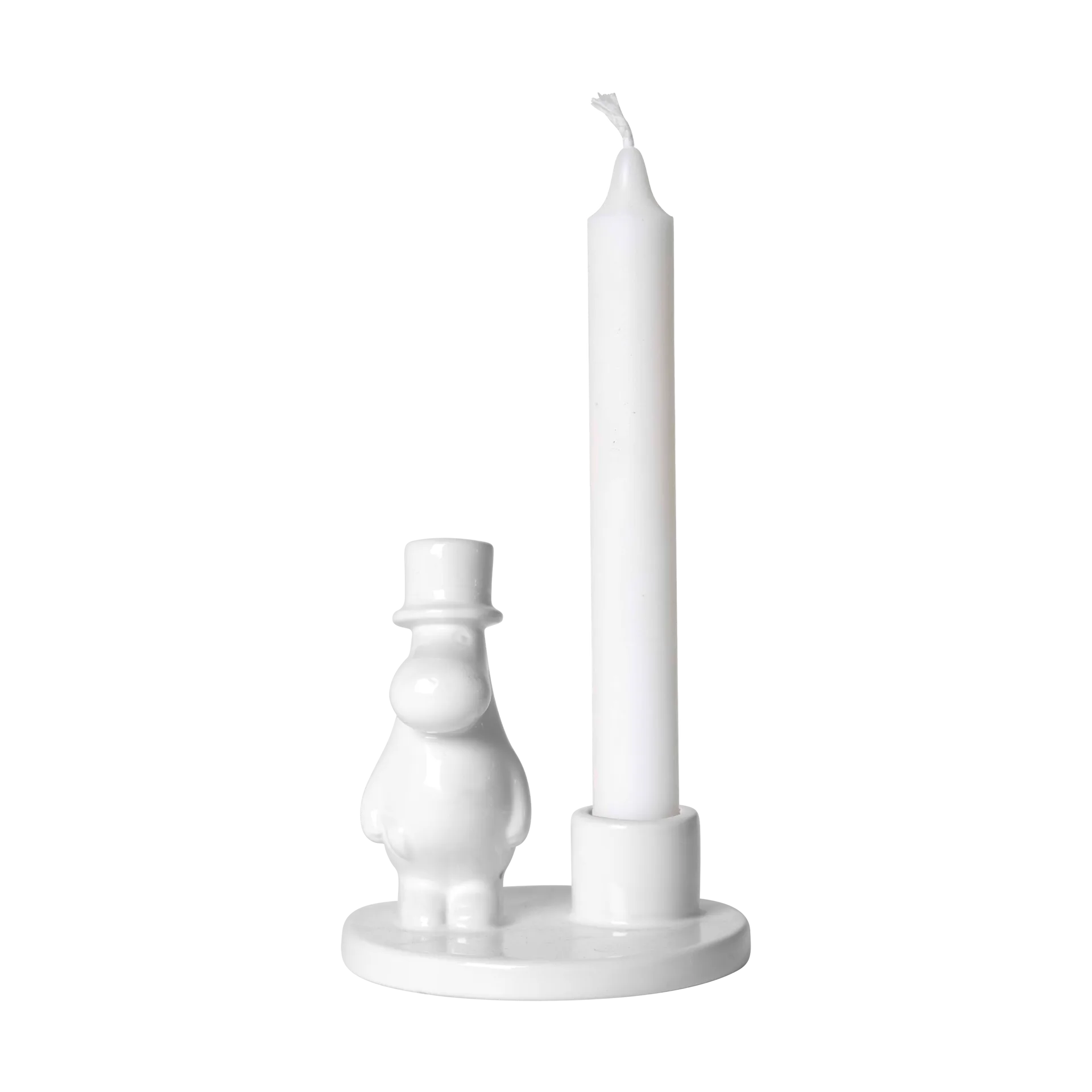 ムーミンパパ キャンドルスティック セラミック, White Pluto Design