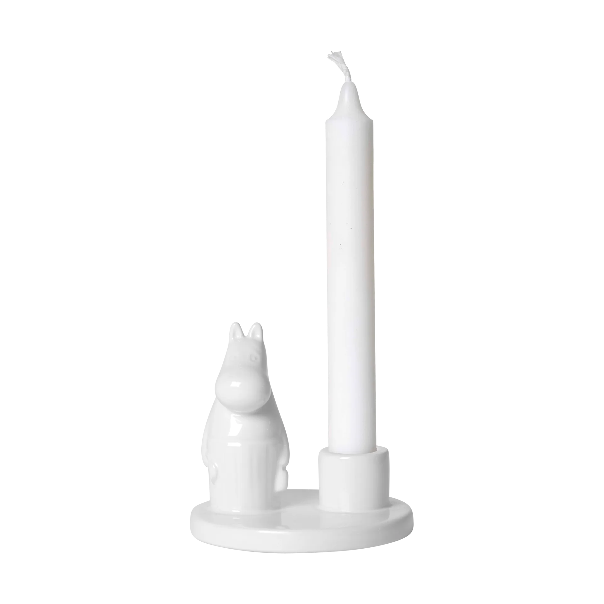 ムーミンママ キャンドルスティック セラミック, White Pluto Design