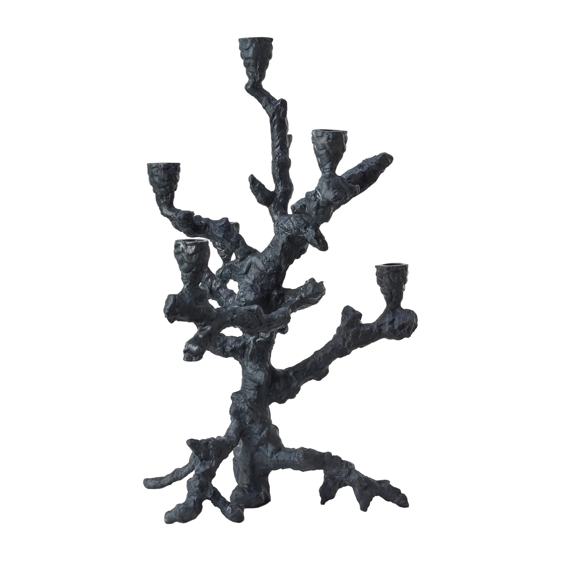 Apple tree キャンドルスティック L 53 cm, Dark grey POLSPOTTEN