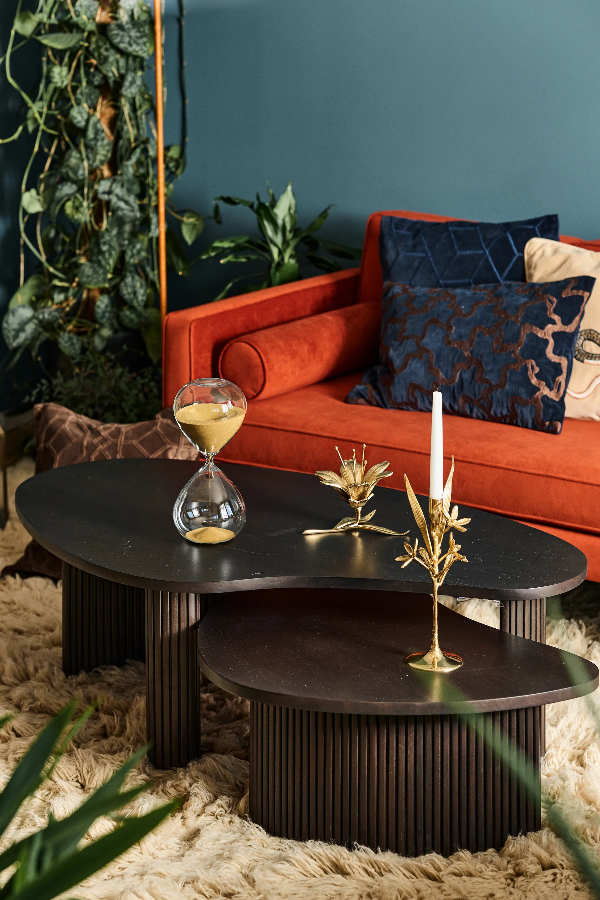 Bergamot キャンドルスティック 31 cm, Gold POLSPOTTEN