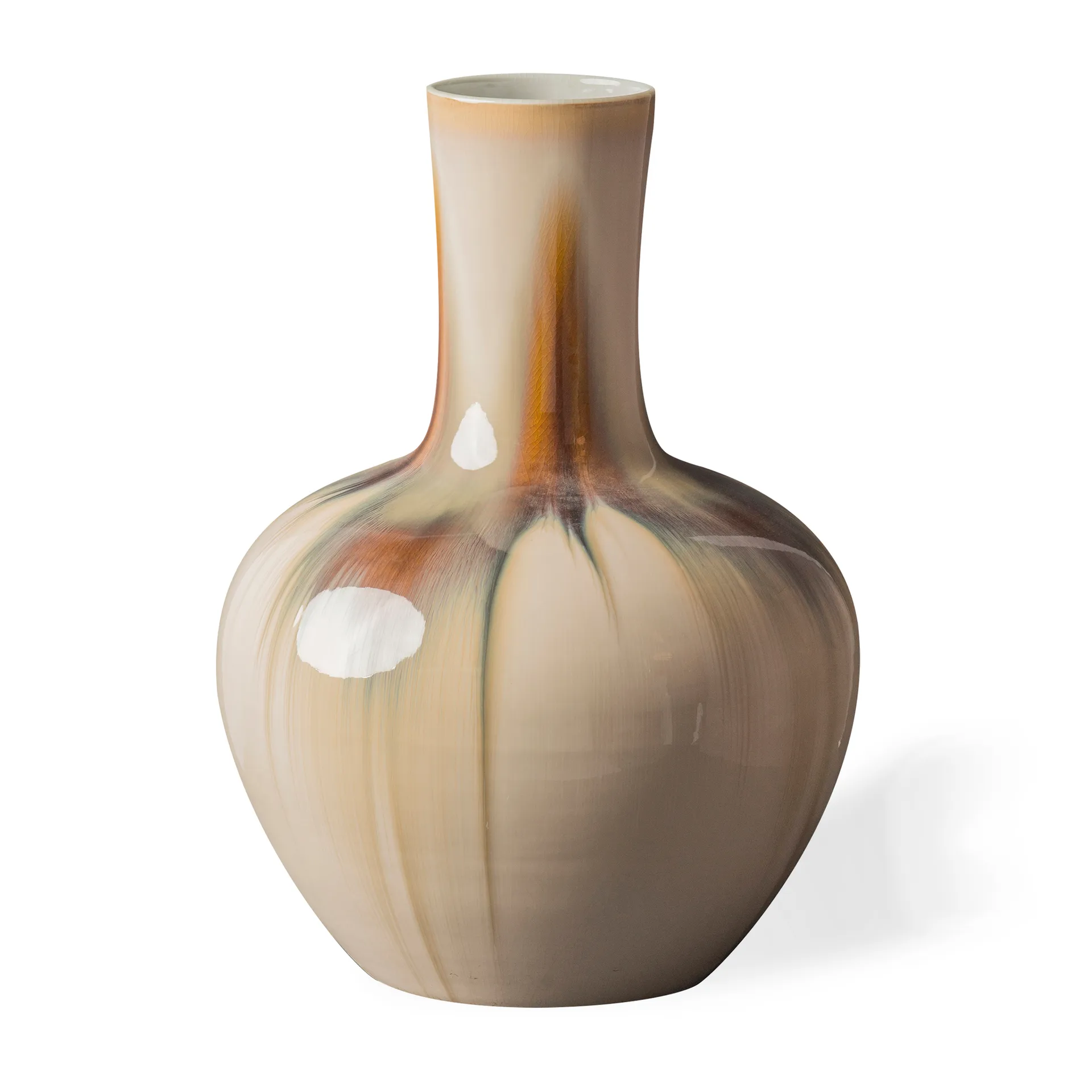 Crazy Ball 花瓶 50 cm, Beige-brown POLSPOTTEN