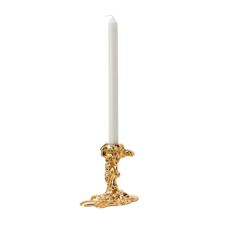 Drip キャンドルスティック 14 cm, Gold POLSPOTTEN