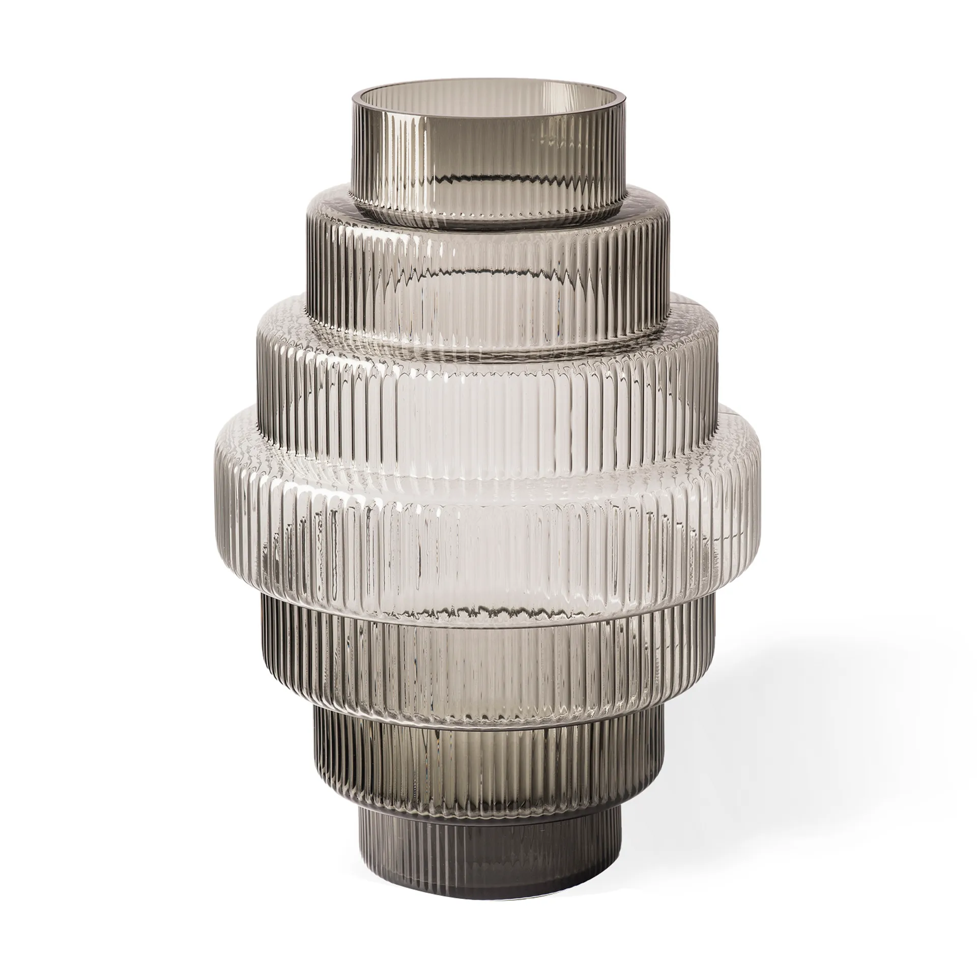 Steps 花瓶 S 30 cm, Dark grey POLSPOTTEN