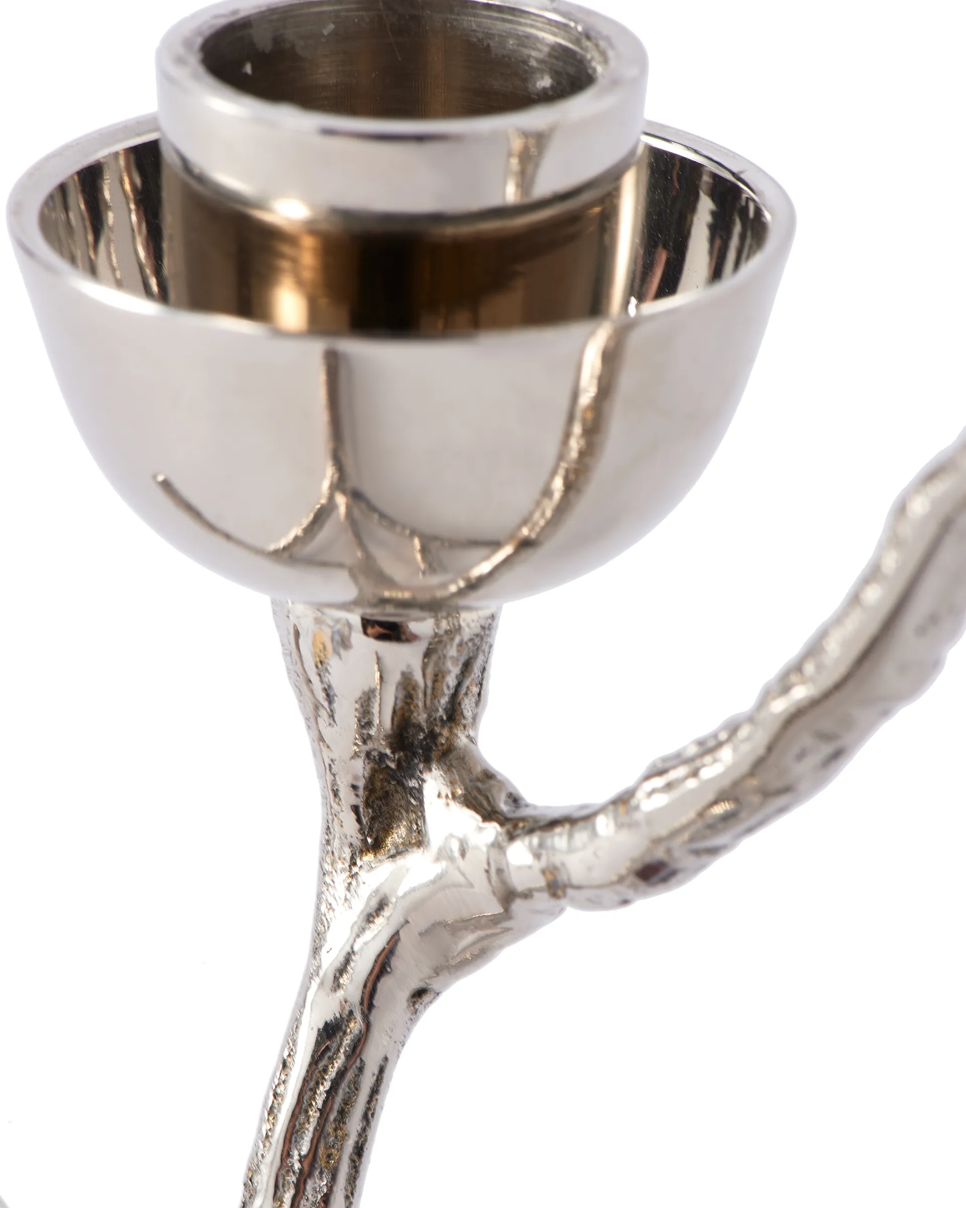 Twiggy キャンドルスティック S 14 cm, Silver POLSPOTTEN