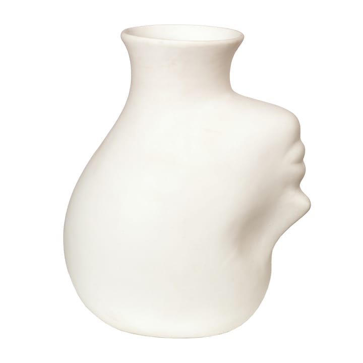 Upside-down head 花瓶 25 cm - White - POLSPOTTEN