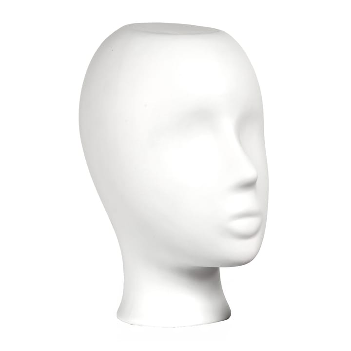 Upside-down head 花瓶 25 cm, White POLSPOTTEN