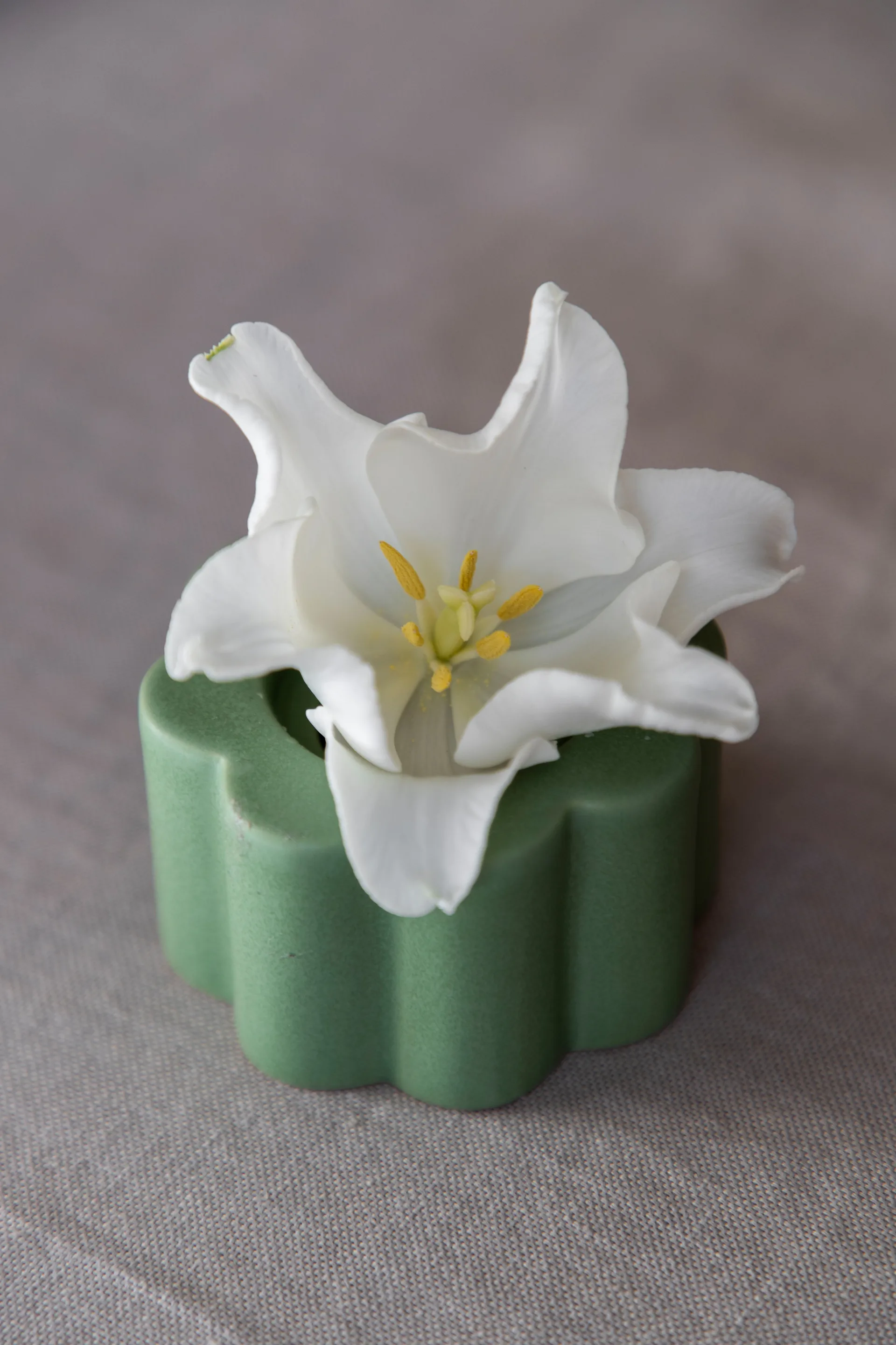 Birgit 花瓶/キャンドルスティック 5 cm, Olive PotteryJo | ポタリ―ジョー