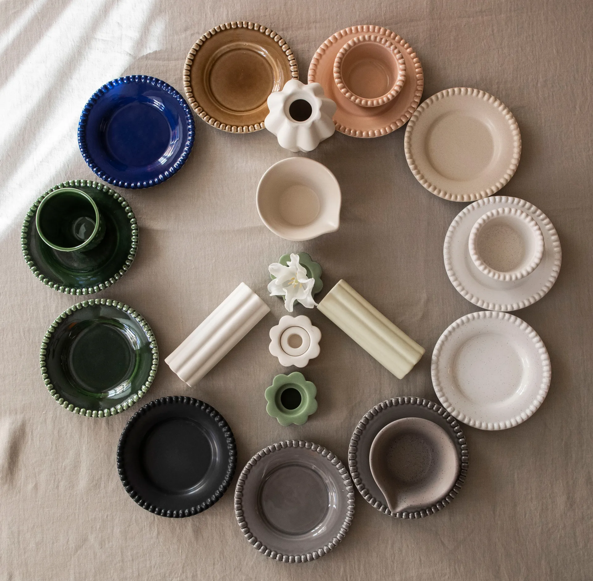 Birgit 花瓶/キャンドルスティック 5 cm, Shell PotteryJo | ポタリ―ジョー