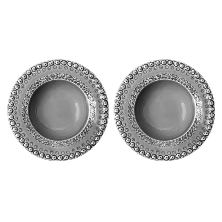 Daisy ディーププレート Ø 21 cm 2パック - soft grey (grey) - PotteryJo | ポタリ―ジョー
