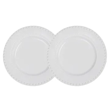 Daisy ディナープレート Ø 29 cm 2パック - white (white) - PotteryJo | ポタリ―ジョー