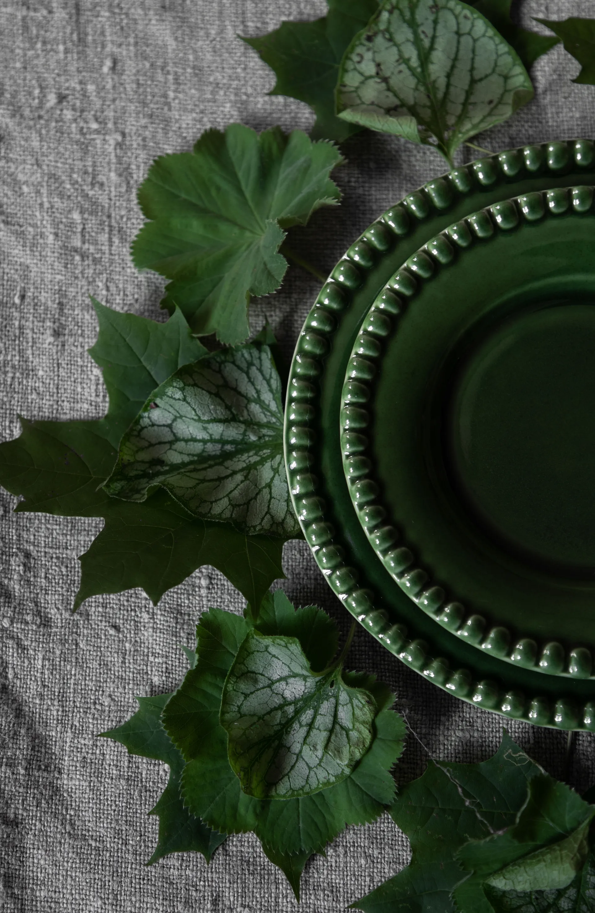 Daria スモール プレート Ø18 cm 2パック, Moss PotteryJo | ポタリ―ジョー