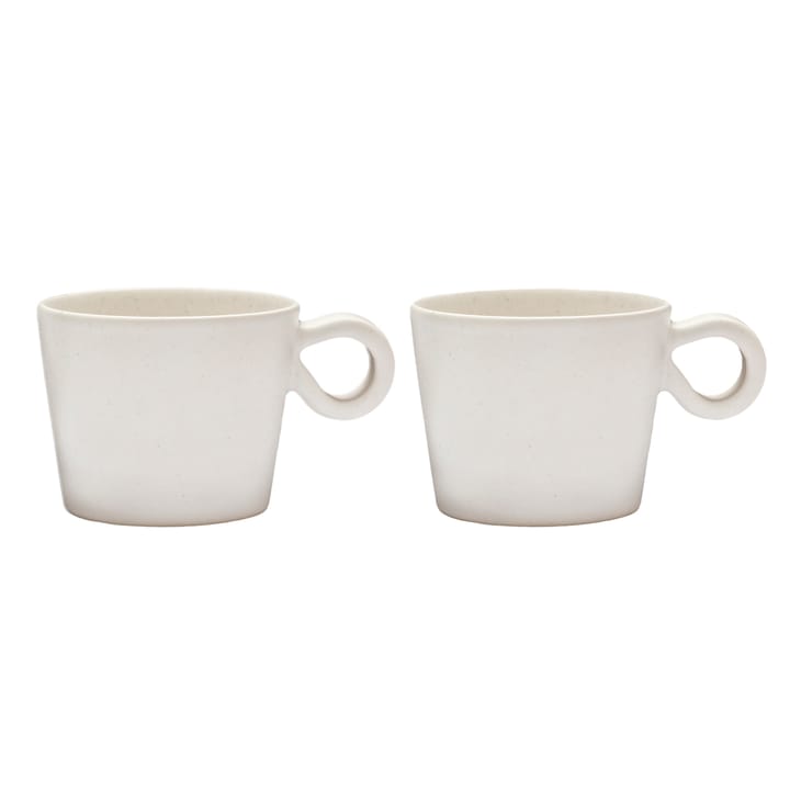 Daria カップ ハンドル付き 2パック - cotton white - PotteryJo | ポタリ―ジョー