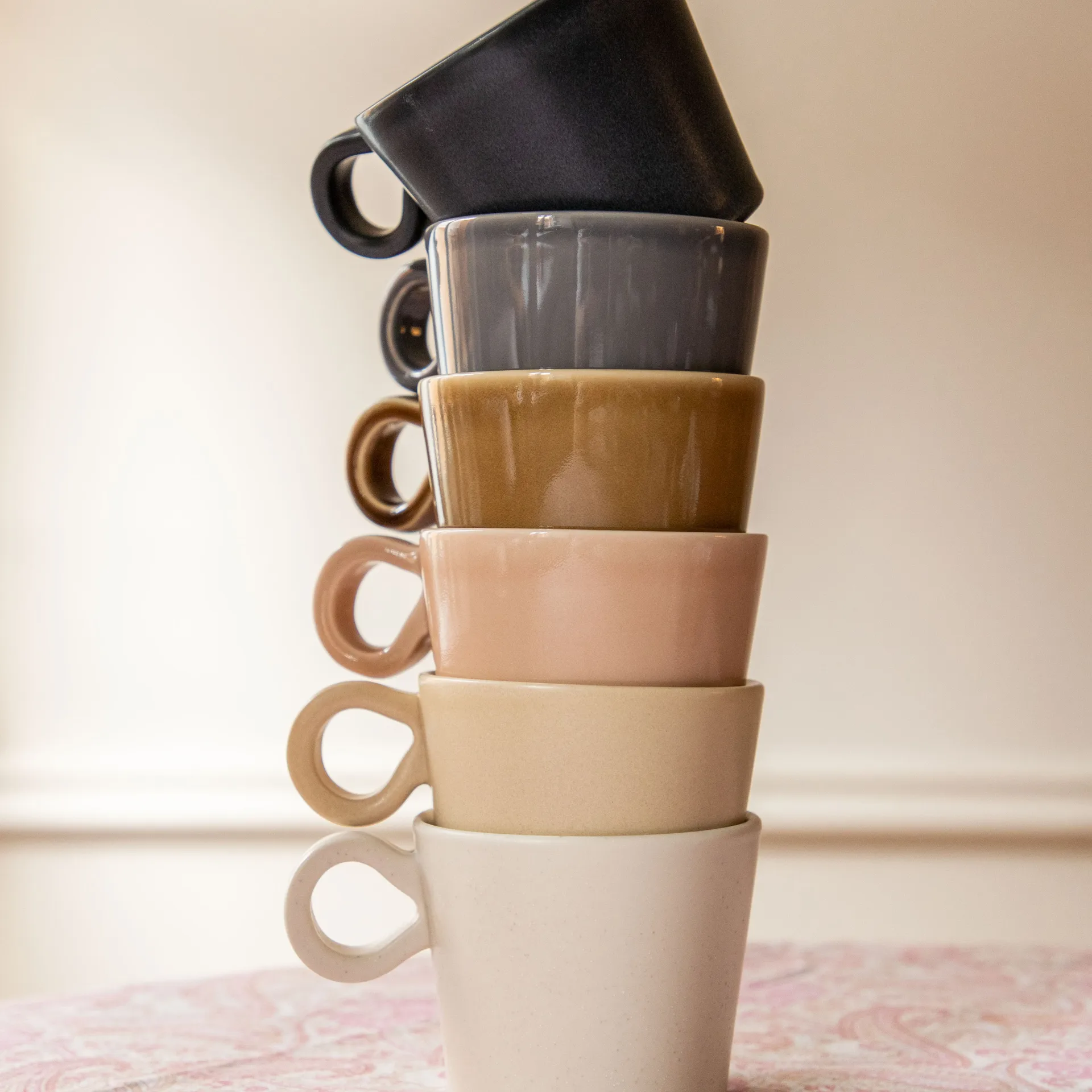 Daria カップ ハンドル付き 2パック, Sand PotteryJo | ポタリ―ジョー