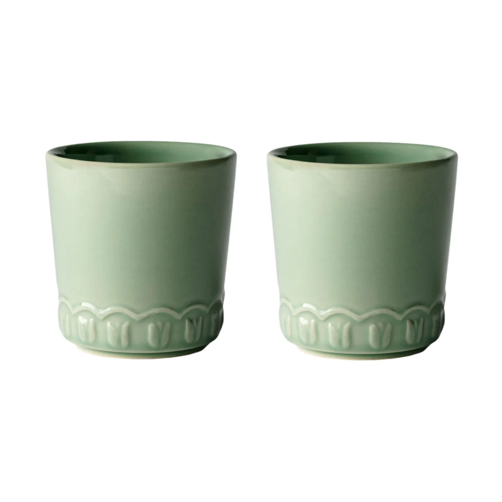 Tulipa カップ 20 cl 2個セット, Verona green PotteryJo | ポタリ―ジョー