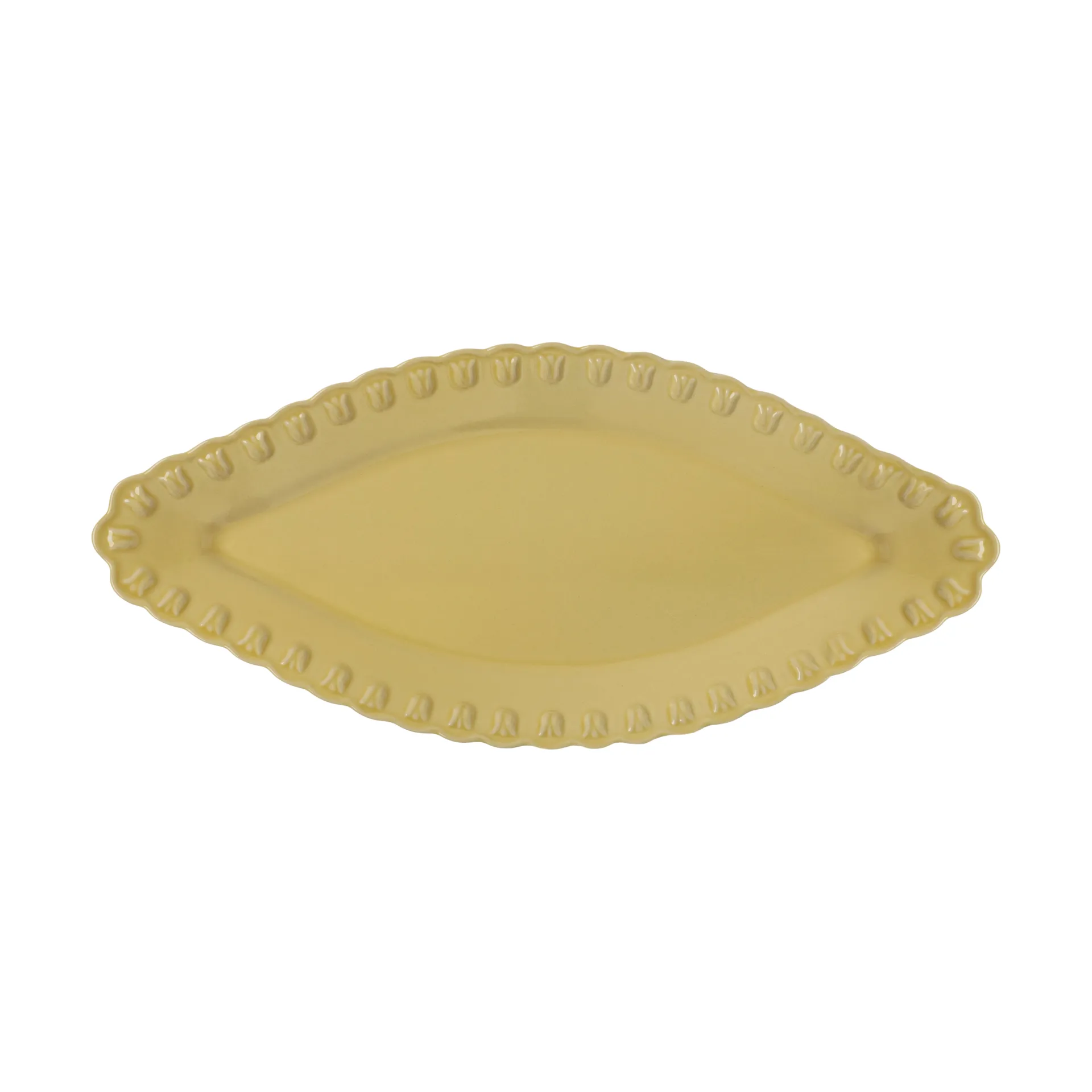 Tulipa オーバルソーサー 20x45 cm, Pale Moon PotteryJo | ポタリ―ジョー