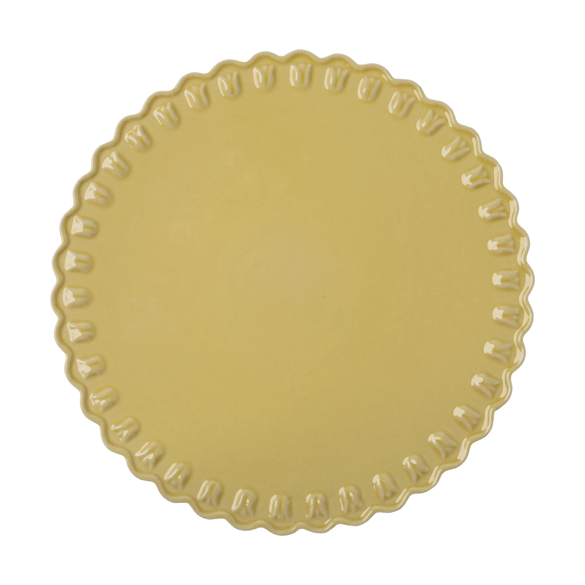 Tulipa ケーキプレート Ø30 cm, Pale Moon PotteryJo | ポタリ―ジョー