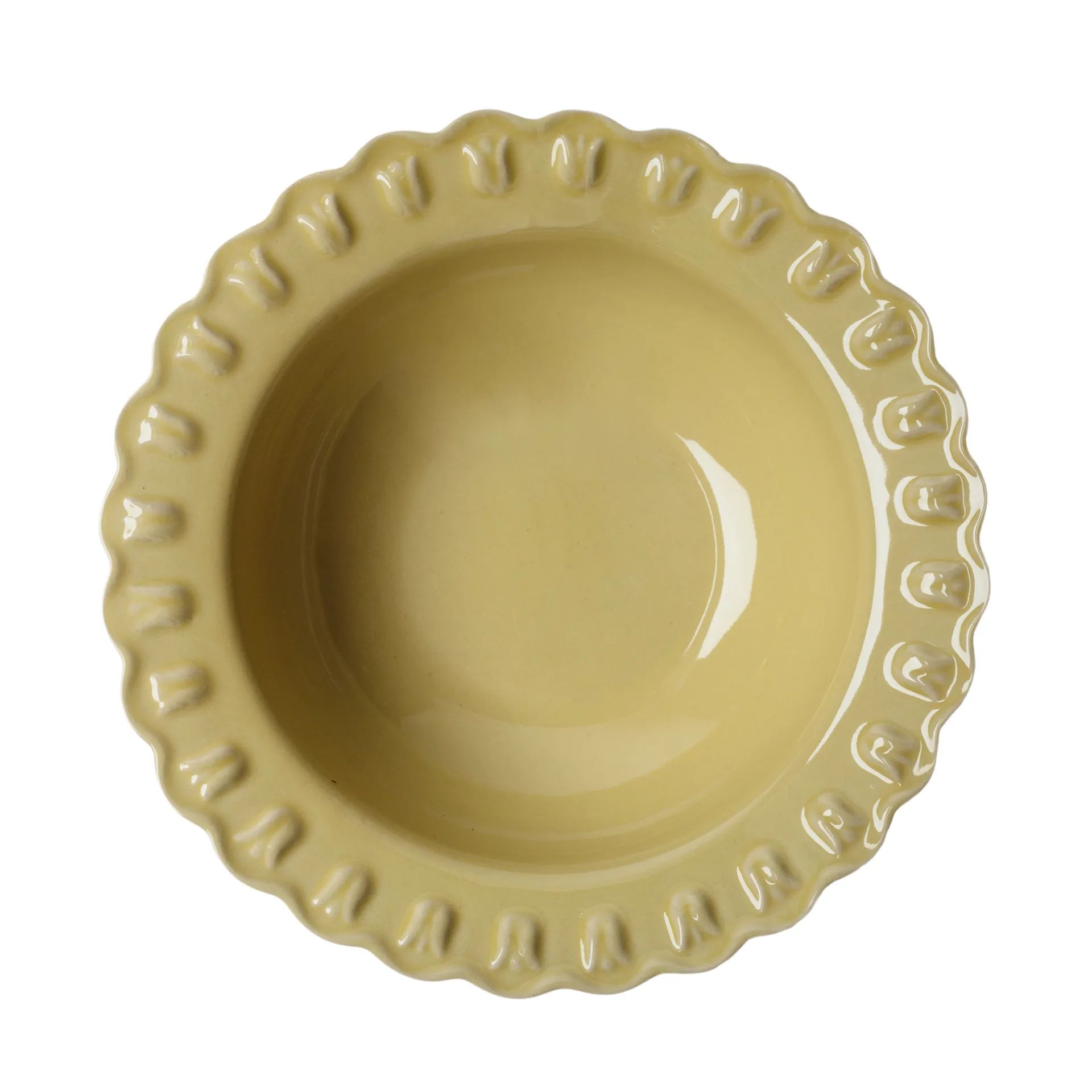 Tulipa サービングプレート ラージ Ø30 cm, Pale Moon PotteryJo | ポタリ―ジョー