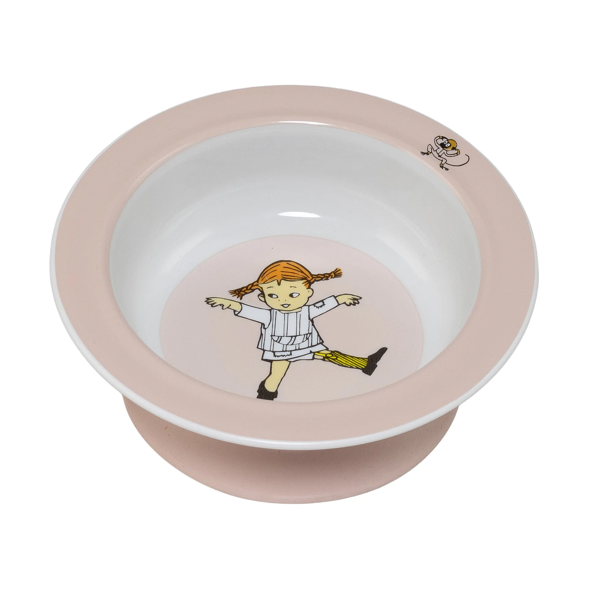 ピッピ サーカス サクションカップ付きプレート Ø15.5 cm, Pink Rätt Start