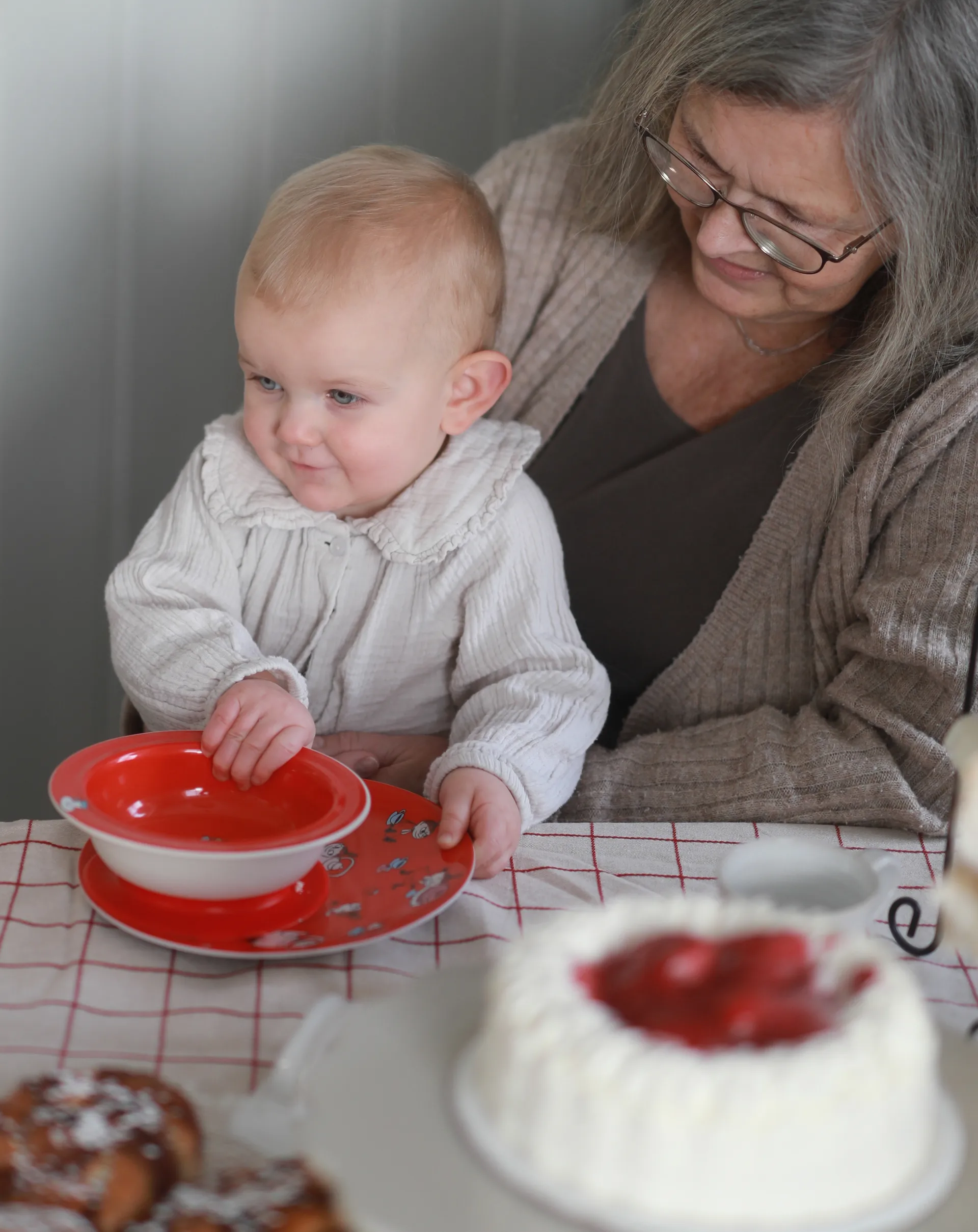 ムーミンリトルミィ 吸盤プレート Ø15.5 cm, Red Rätt Start
