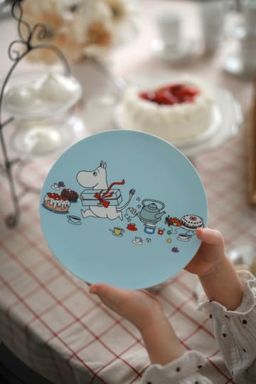 ムーミン ピクニック フラットプレート Ø19.5 cm - Light blue - Rätt Start | ラットスタート