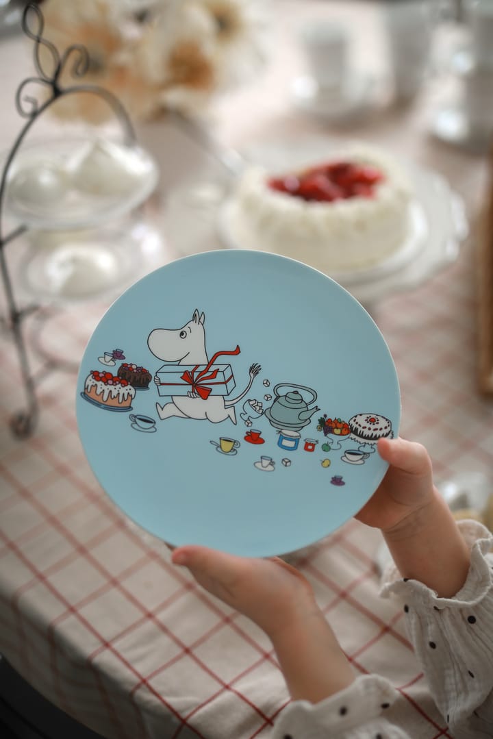 ムーミン ピクニック フラットプレート Ø19.5 cm, Light blue Rätt Start | ラットスタート