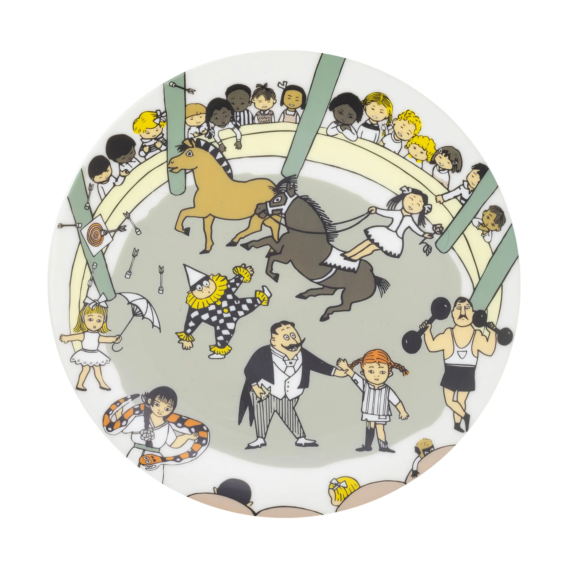 ピッピ サーカス プレート Ø20 cm, Multi Rätt Start