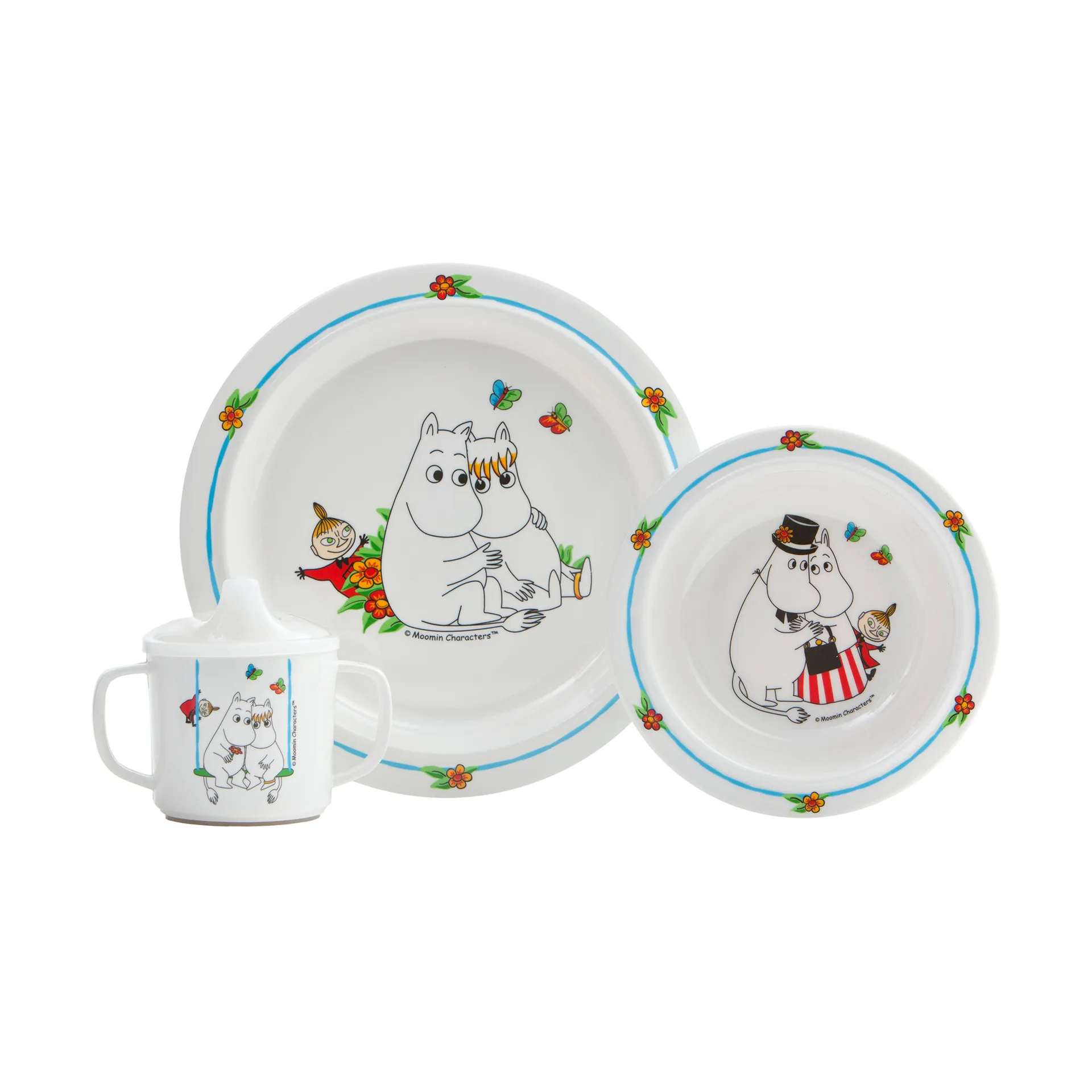 ムーミン 子ども用 食器 3点セット, White Rätt Start