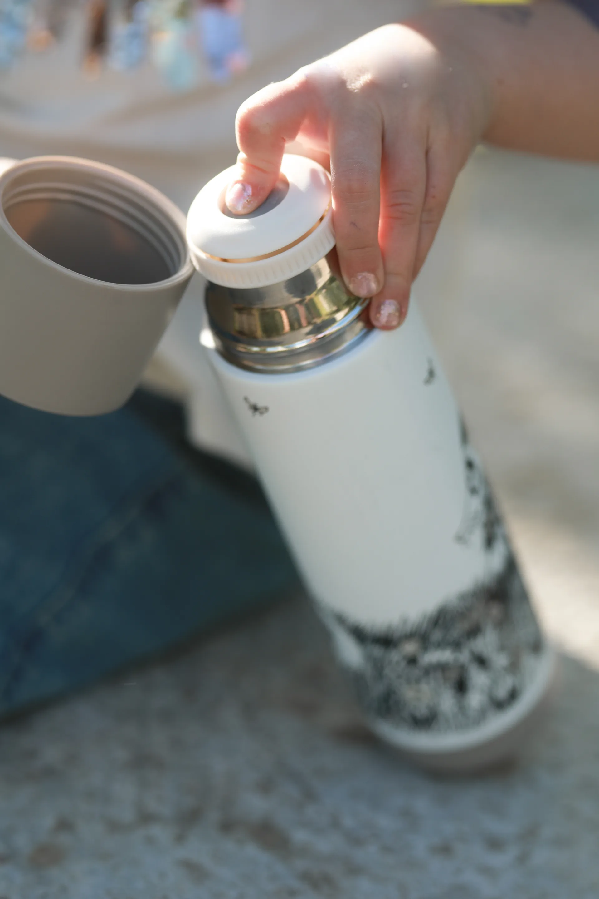 ムーミン グラフィックサーモス 50 cl, White-black Rätt Start