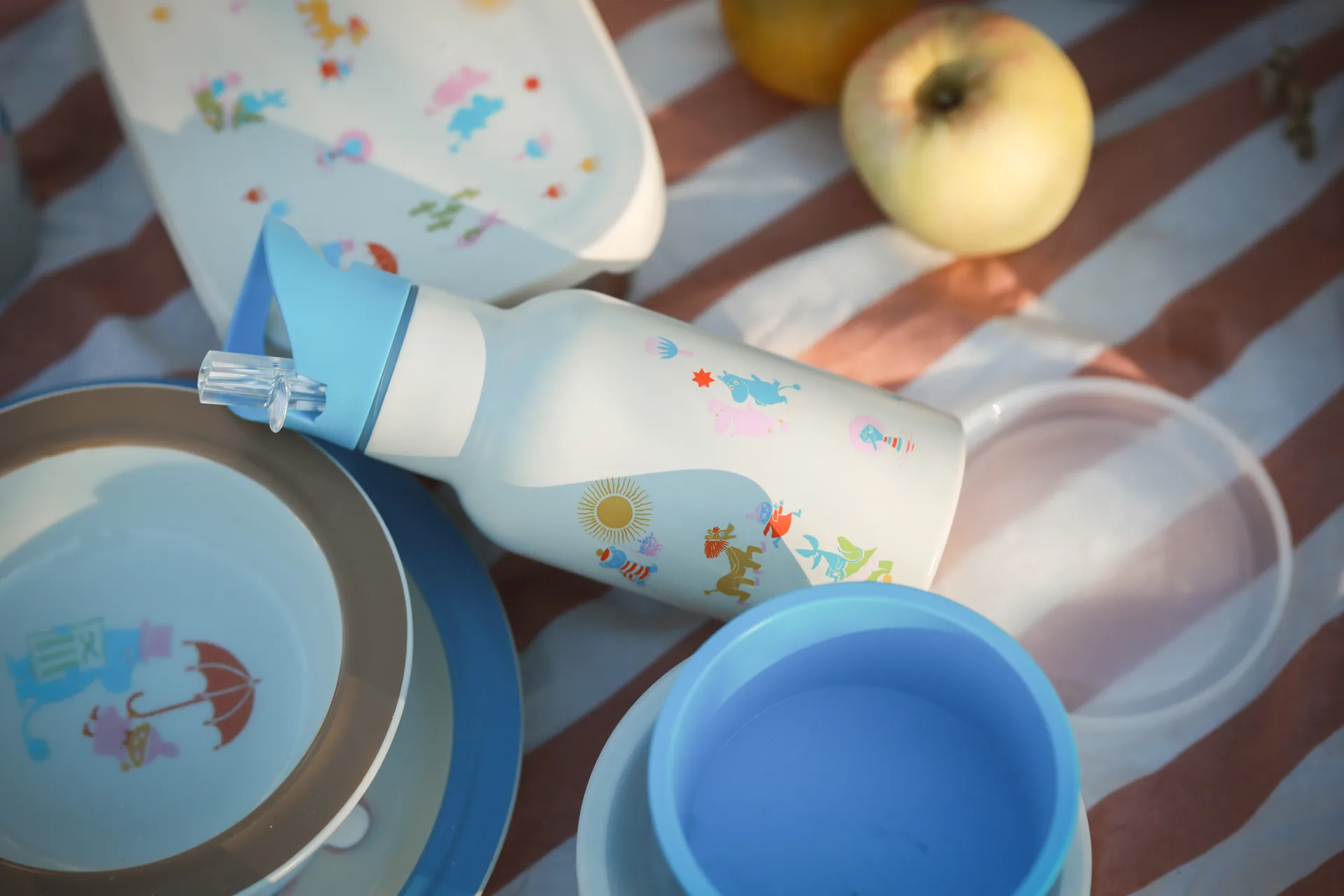 ムーミン 80 ウォーターボトル 34 cl, Beige-blue Rätt Start