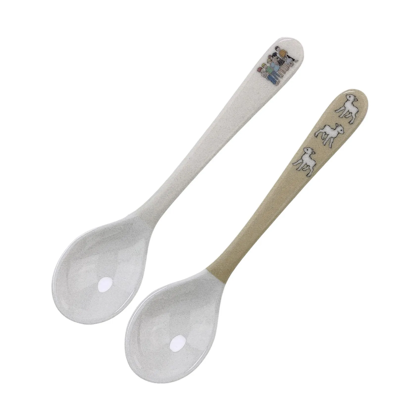 Barnen i Bullerbyn スプーン 2本, Beige-white Rätt Start