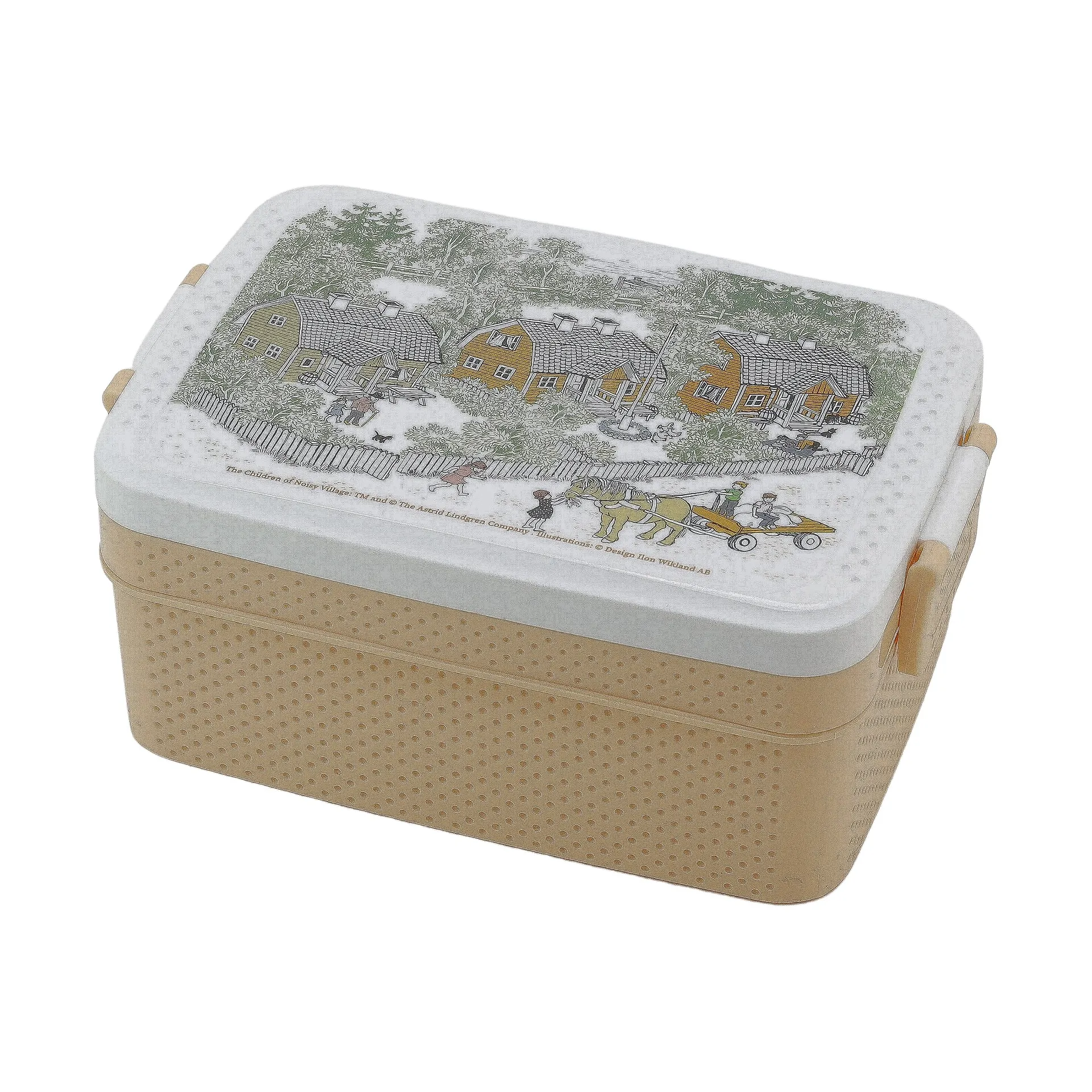 Barnen i Bullerbynランチボックス 8x18.5 cm, Multi Rätt Start