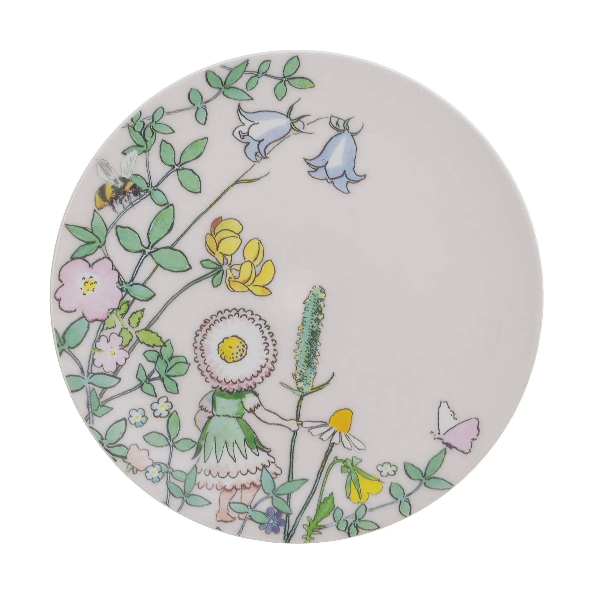 Elsa Beskow Blomsterfesten プレート Ø20 cm, Multi Rätt Start
