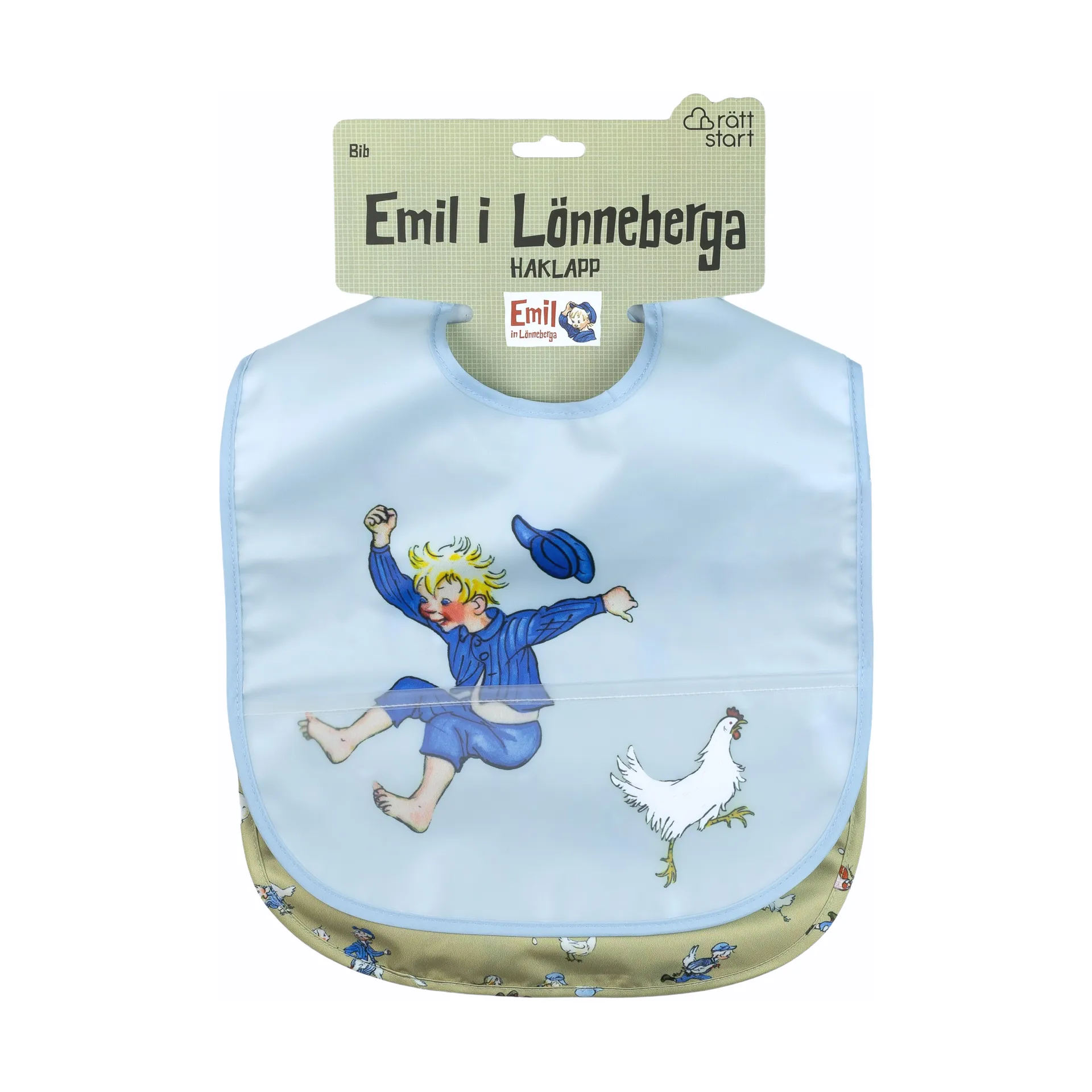 Emil i Lönneberga よだれかけ 2枚セット, Blue Rätt Start
