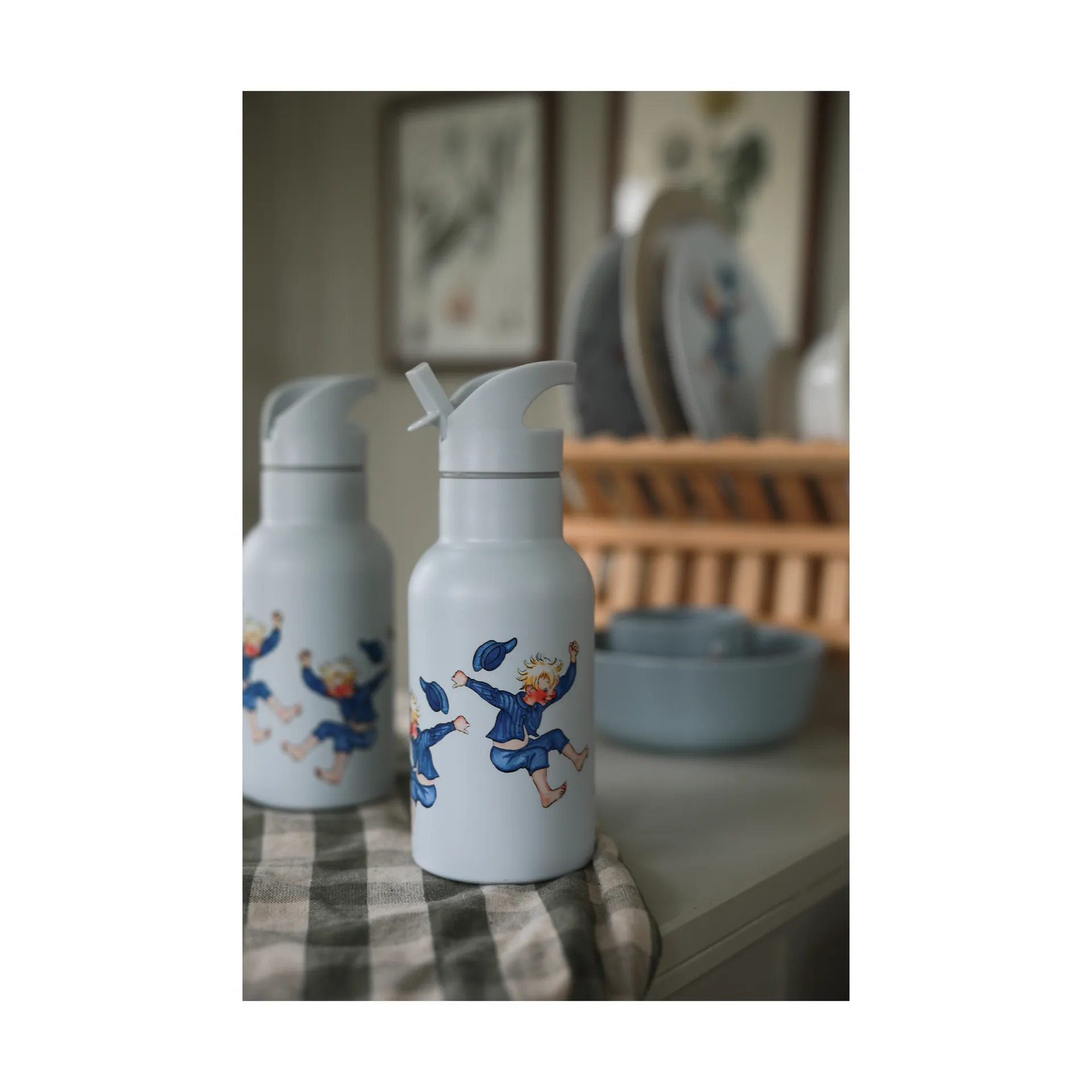 Emil i Lönneberga 水筒 34 cl, Blue Rätt Start