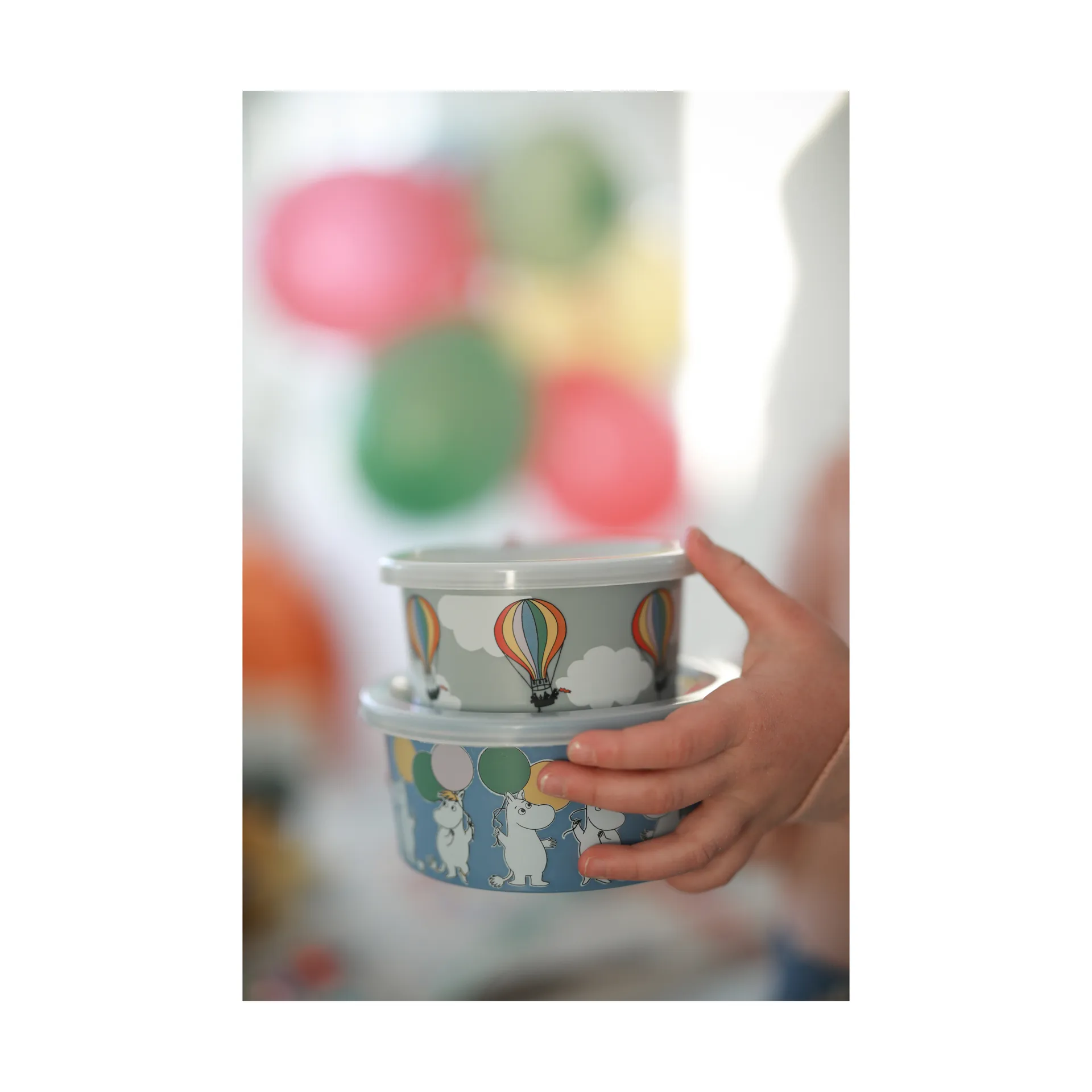 ムーミン Festligheter スナックボックス 2個, Multi Rätt Start