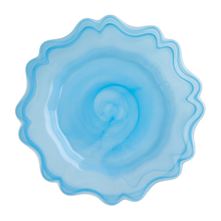 Alabaster スモールプレート Ø21 cm - Sky blue - RICE | ライス
