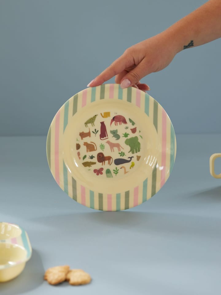 Rice メラミン子供用ボウル Ø20.2 cm, Sweet Jungle Print RICE | ライス