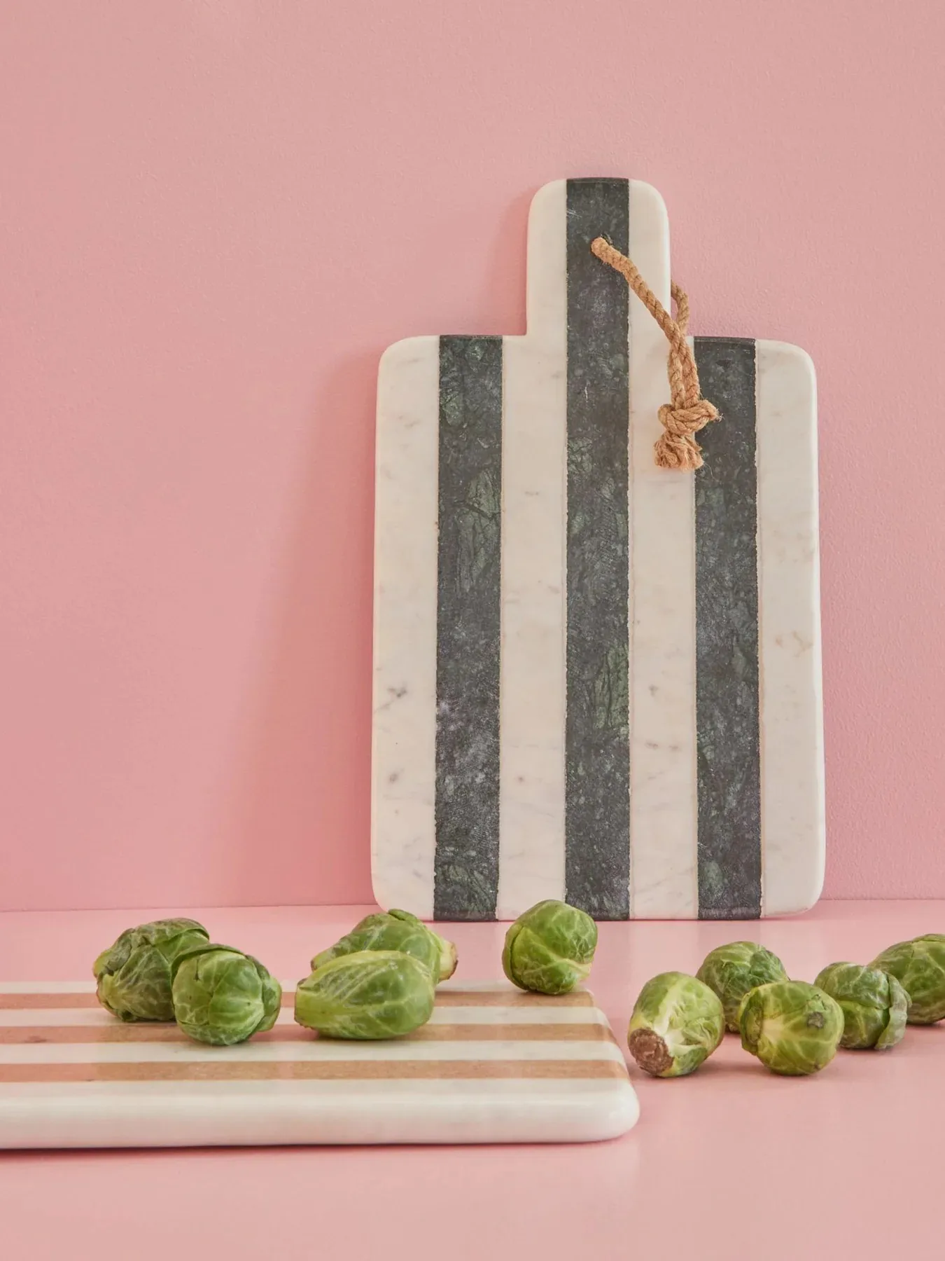 Rice カッティングボード - マーブル 20x35.5 cm, Green stripes RICE | ライス