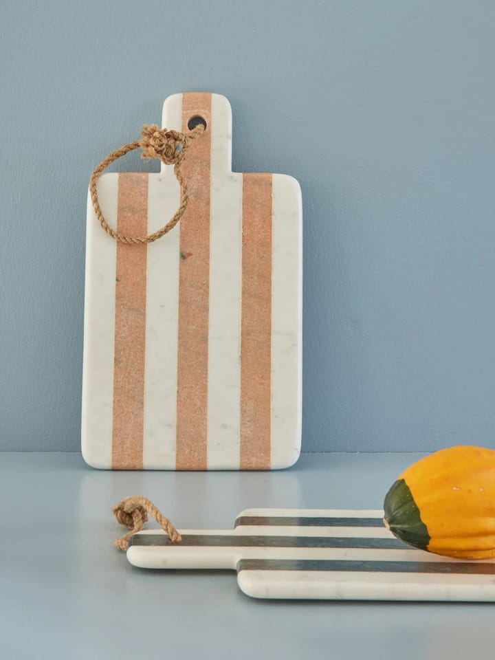 Rice カッティングボード - マーブル 20x35.5 cm, Pink stripes RICE | ライス