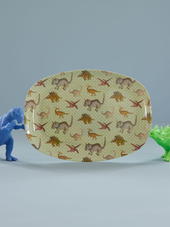 Rice メラミン プレート 22x30 cm, New Dino RICE | ライス