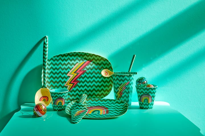 Rice メラミン プレート 22x30 cm, Zig zag RICE | ライス