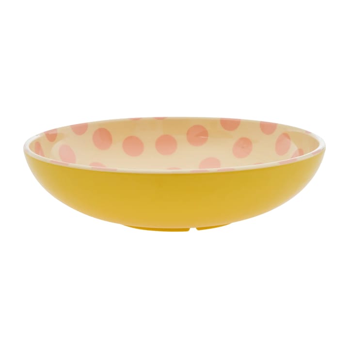 Rice サラダボウル メラミン Ø29.9 cm - Pink dots-yellow - RICE | ライス