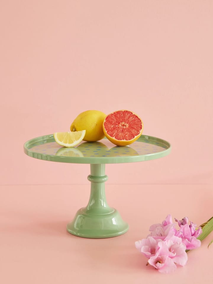 Rice ケーキプレート Ø30 cm, Dots-green RICE | ライス
