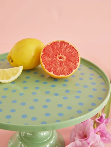 Rice ケーキプレート Ø30 cm - Dots-green - RICE | ライス