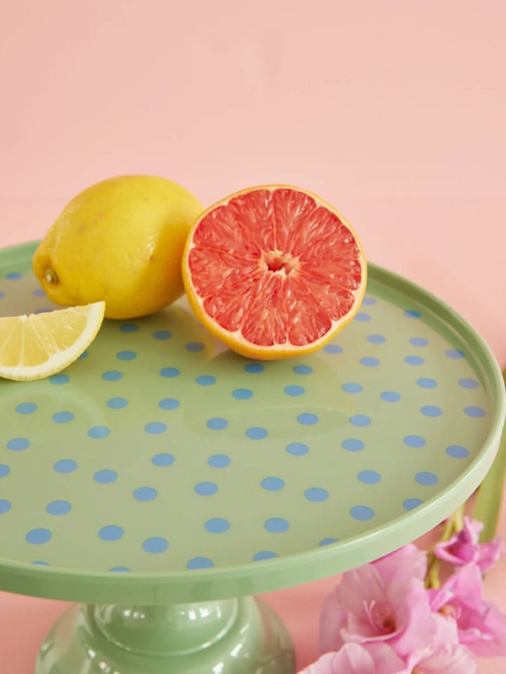 Rice ケーキプレート Ø30 cm, Dots-green RICE | ライス