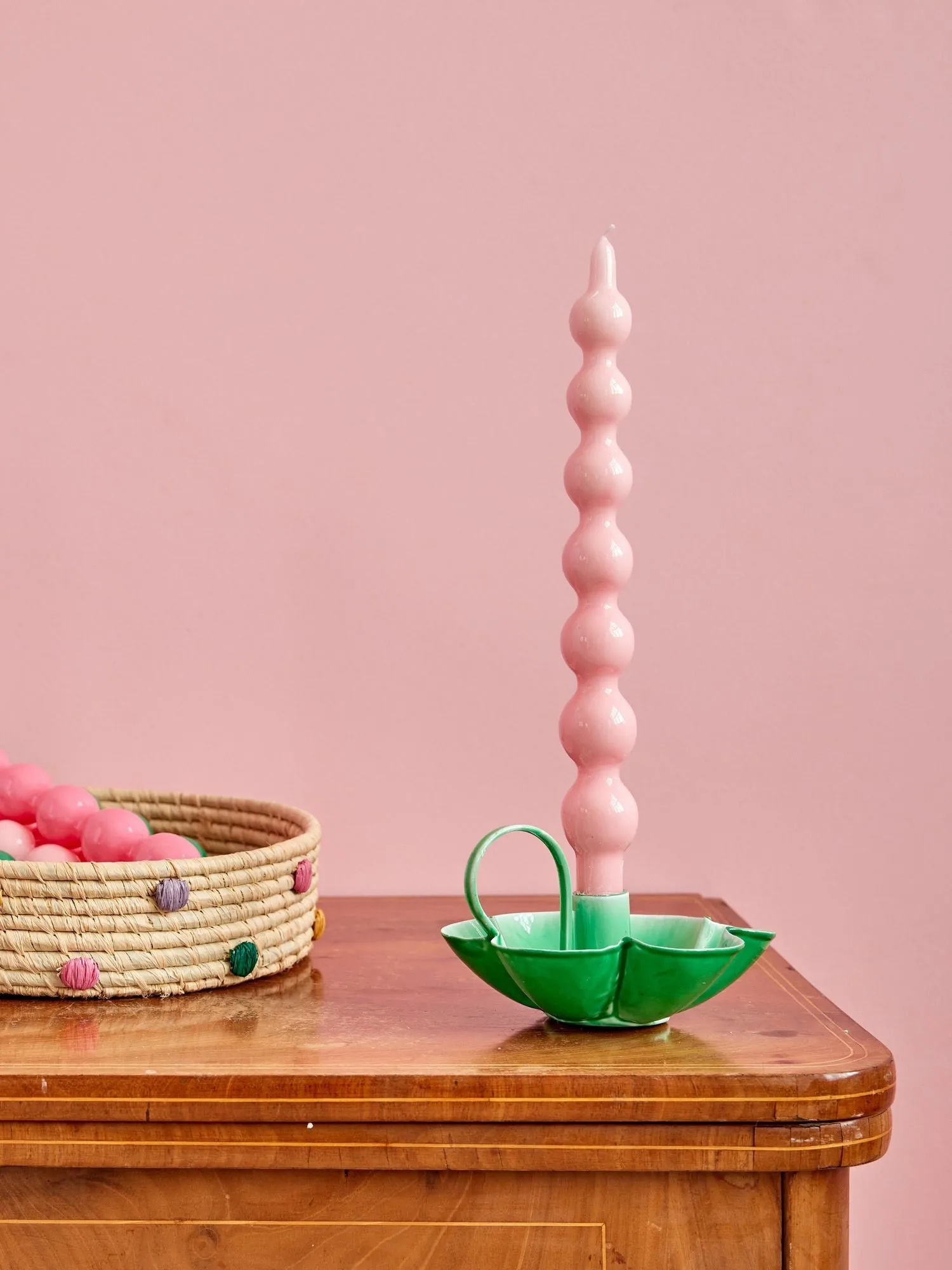 Rice キャンドル 30.2 cm 2本, Soft pink RICE | ライス