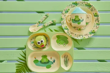Rice 子供用ディナーウェア 4 ピース - Frog - RICE | ライス