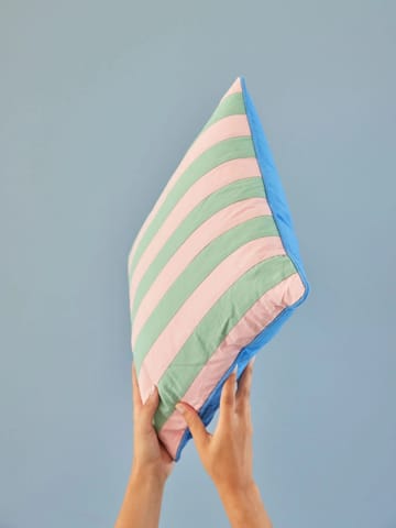 Rice クッション ストライプ 40x40 cm - Pink-green - RICE | ライス