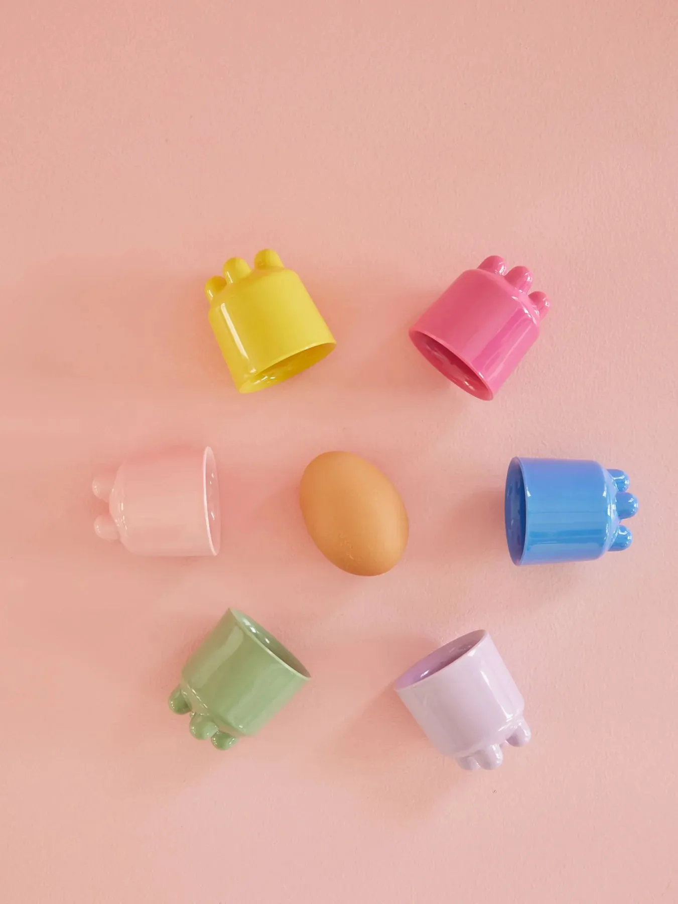 Rice エッグカップ メラミン 6個セット, Multicolor RICE | ライス