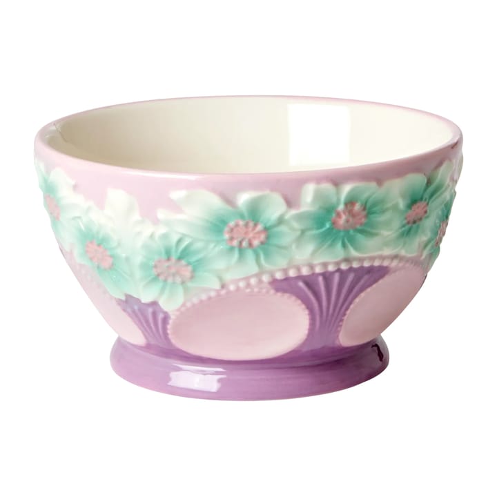 Rice Embossed Flower セラミックボウル Ø12 cm - Lavender - RICE | ライス